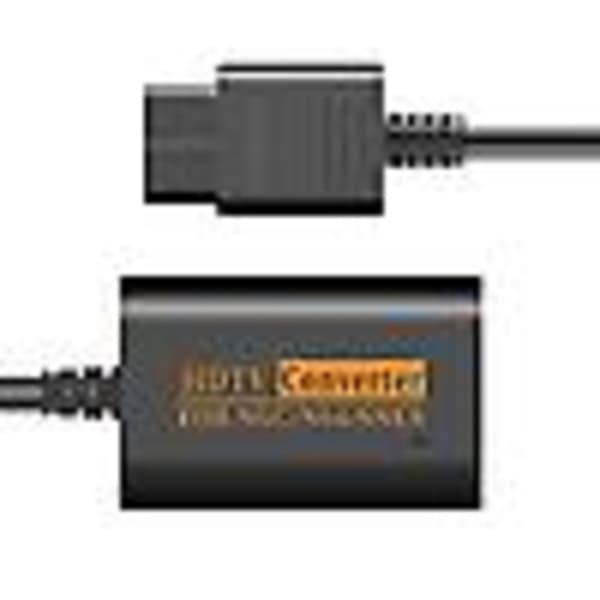 1080p HDMI-kompatibel adapterkonverter, HD-kabel til Nintendo 64/SNES/NGC GameCube-spilkonsoller