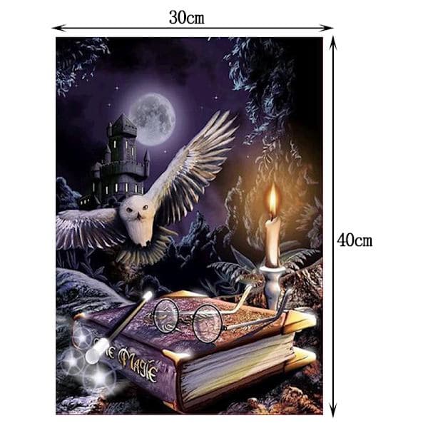 5D Diamantmaling Korssting Veggdekorasjon - spot salg Harry Potter 30x40cm