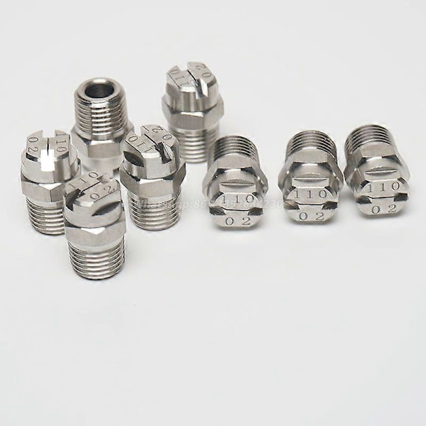 1/4'' Litteä Viuhkasuutin 0-110 astetta Vee Jet Vesisuihkusuutin HVV V Jet Jäähdytyssuutin Teollinen Litteä Viuhkasuihkusuutin 1 of 4-6550