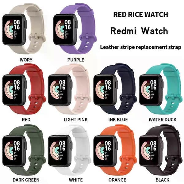 Smart tilbehør urrem vandtæt til Mi Watch Lite/Redmi Watch bærbar til Mi Watch Silica Multi-farve White A2