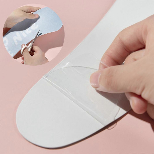 Kevyt ja ylellinen design-WC-istuimen kansi, pehmeä samettinen kylpyhuoneen tyyny itseliimautuvalla taustalla helppoa asennusta varten, pestävä ja
