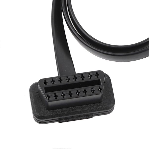 Bil Auto 16-polig Han till Hona OBD2 Förlängningskabel Diagnostisk Adapter 60cm/24 tum Längd