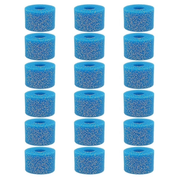 18 stk Kompatible Pure Spa Gjenbrukbare Vaskbare Skum Boblebad Filter S1 Type-b