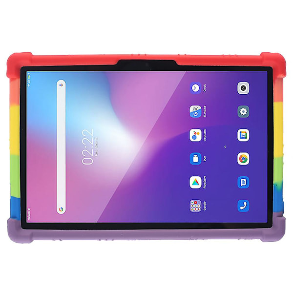 Tablet-fodral för Blackview Tab 12 Stöttåligt Silikon+PC Skyddsfodral med Ställ Multi color