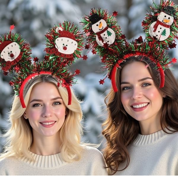 Gjenbrukbar Hodeplagg Temafest Pannebånd Hårbånd Til Jul Lettvekt Christmas tree