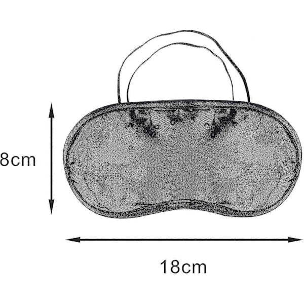 24-pack Sömnmask Ögonmask Skydd, Mjukt Sovband Resesovband Bekvämt