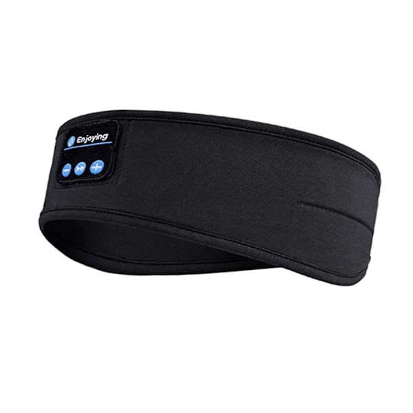 BT Musik Mjukt Varmt Hårband med Stereo Hörlurar Headset Högtalare Trådlös Mikrofon Handsfree för Män W