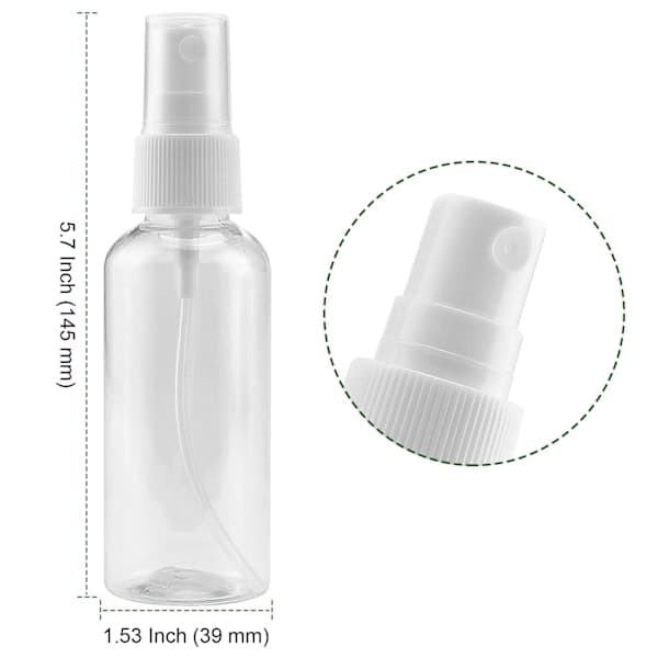 40-pakning 100 ml klare sprayflasker, fin tåke plast sprayflaske
