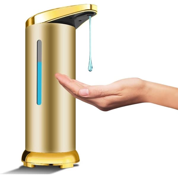 Automatisk såpedispenser i rustfritt stål, berøringsfri desinfeksjonsdispenser med infrarød sensor