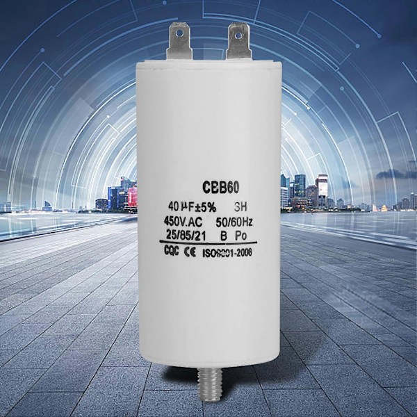 CBB60 450V 40uf Vannpumpekondensator for vaskemaskin 50/60Hz