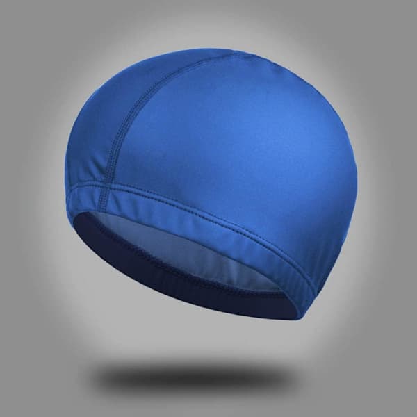 Pack Unisex Badmössor PU Vattentätt Tyg Elastisk Badmössa för Vuxna