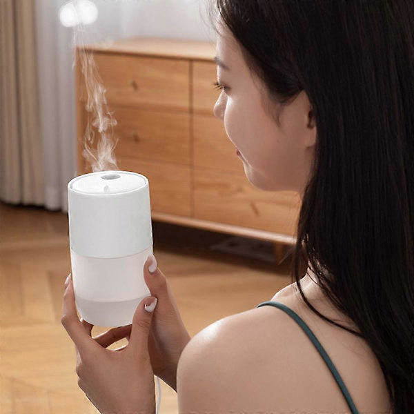 Nebuliseringsdiffusor, tystgående batteridriven bärbar doftspridare för hemmakontor, lämplig för doftoljor med anpassningsbar spray