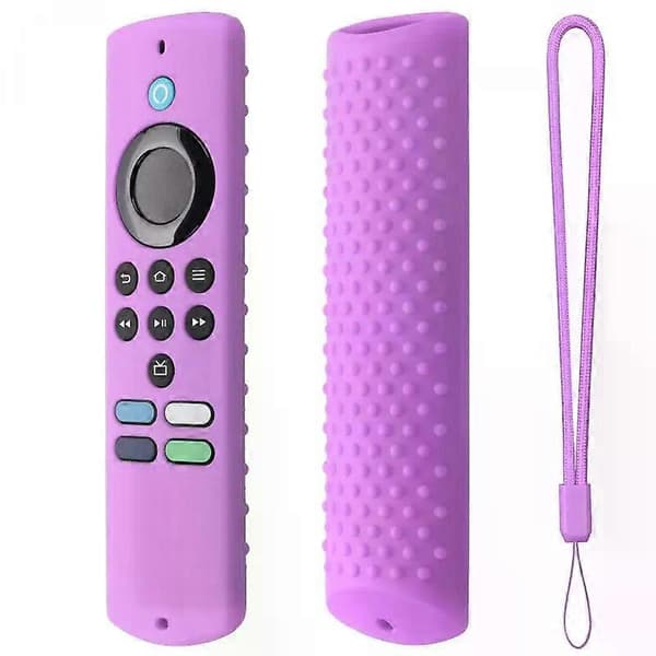 1 st skyddsfodral för Amazon Alexa Fire TV Stick Lite 2021 fjärrkontroll stötsäkert silikonfodral 9