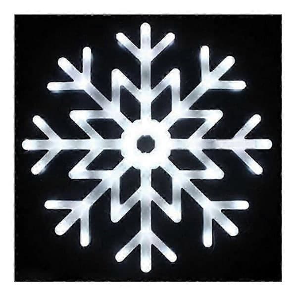40cm LED Snöflinga Flerfärgad Hänglampa Snowflake Light White
