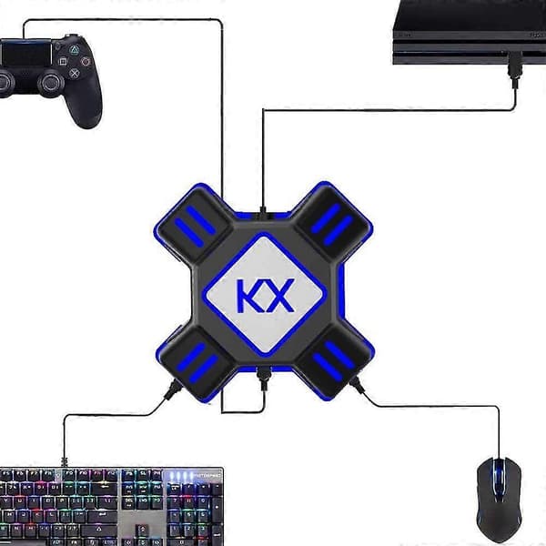 Tastatur- og musekonverteradapterbryter Apex for Xbox One PS4 KX Gaming