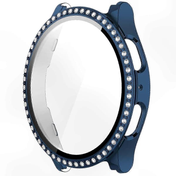 Damers 40 mm Smartwatch med Strass, Härdat Glas och Snygg Design för Vardagsbruk Electroplating Midnight Blue