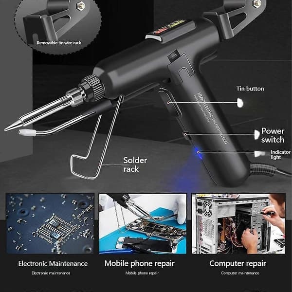 Intern 3-i-1 sveisepenn rustfjerning, 80w automatiske elektriske sveisemaskiner Welding Machine And Tin Wire US plug