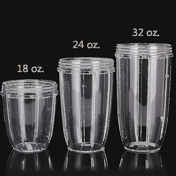 2-paknings erstatningskopper for Nutribullet xi 24 oz