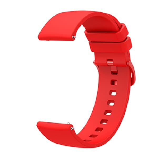 SKALO Silikon Armbånd til Amazfit Bip/Bip U/Bip U Pro/Bip S - Flere Farver red