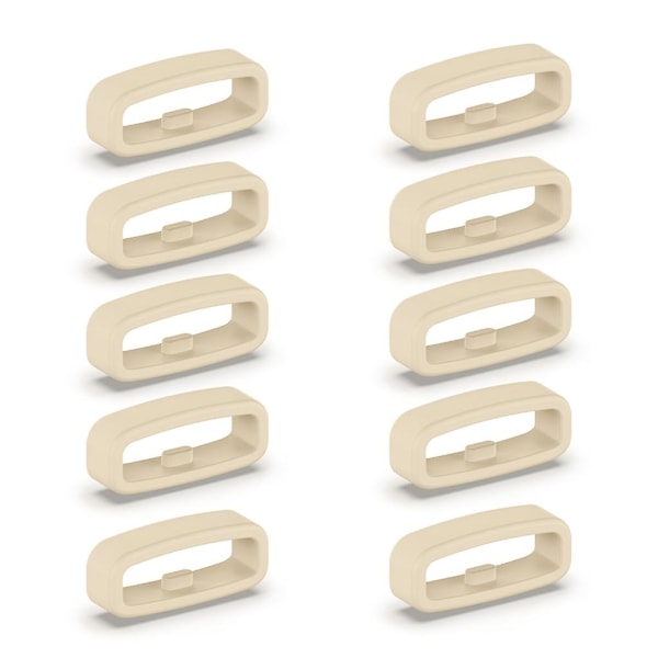 10 stk. Silikone Fastgørelsesring 18mm / 20mm / 22mm Armbånd Holder Remholder Star color 22MM