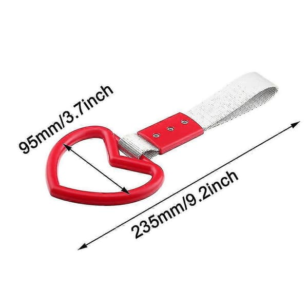 2 stk. Bagkofanger Bil Advarselsring Jdm Tsurikawa Reservedele Drift Charm Orange