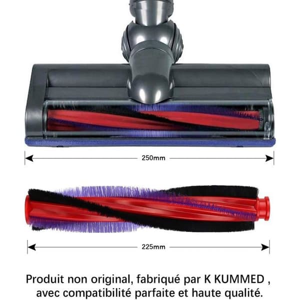 Rullebørste for Dyson V6 DC59 DC62 SV03 støvsuger, elektrisk erstatningsbørste for trådløse støvsugerdeler