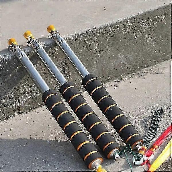 Teleskopisk flaggstang 160-300 cm rustfritt stål bærbar