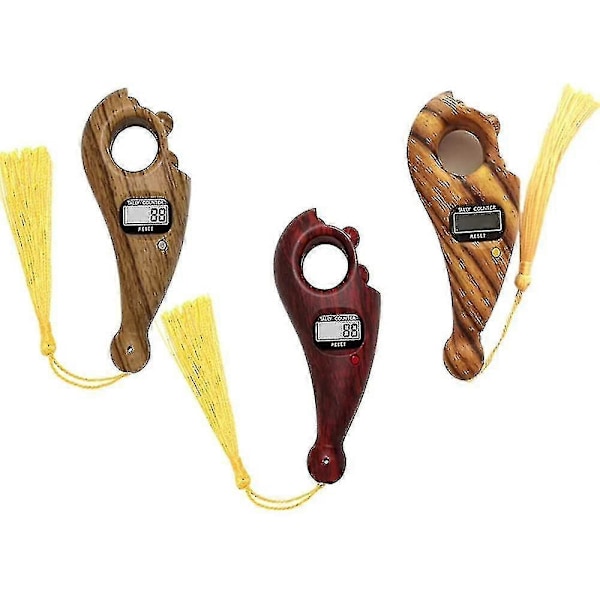 3 stk. Digital Perleteller, Digital Fingerteller, Buddha Perleteller