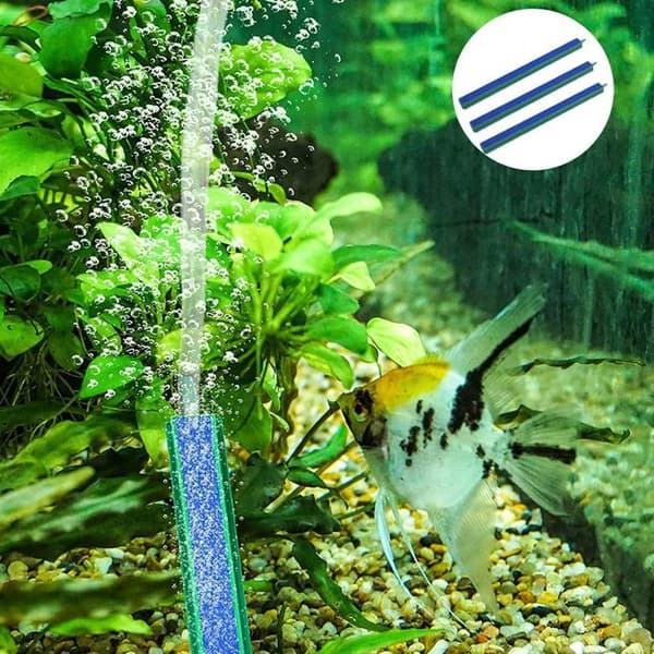 Porös akvariesten - 2 stycken - 41,6 cm - Sand och grus - Luftning för sötvatten och saltvatten