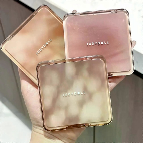 Huiyun Judydoll Kontur Makeup Bronzer Ansiktspalett Matt Highlighter Ljusare Ansiktspuder Rouge Illuminator Puder Skugga 4