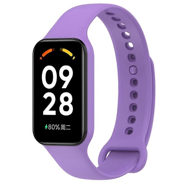 Integreret silikone urrem til Redmi Band 2 Purple
