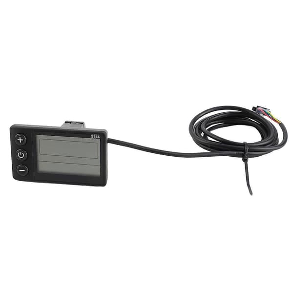 S866 Elektrisk Cykel Display LCD Måler 24V 36V 48V Elektrisk Scooter Kontrolpanel med SM Stik