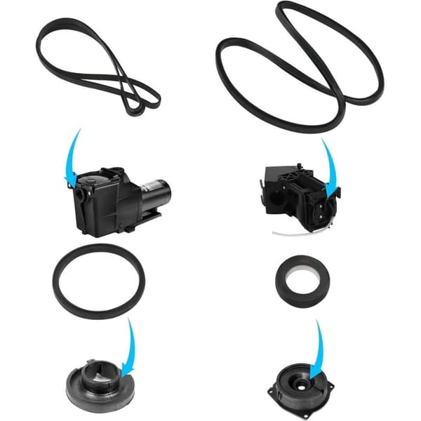 O-ring reparationssats för Hayward Super SP2600 1600 2600X poolpump