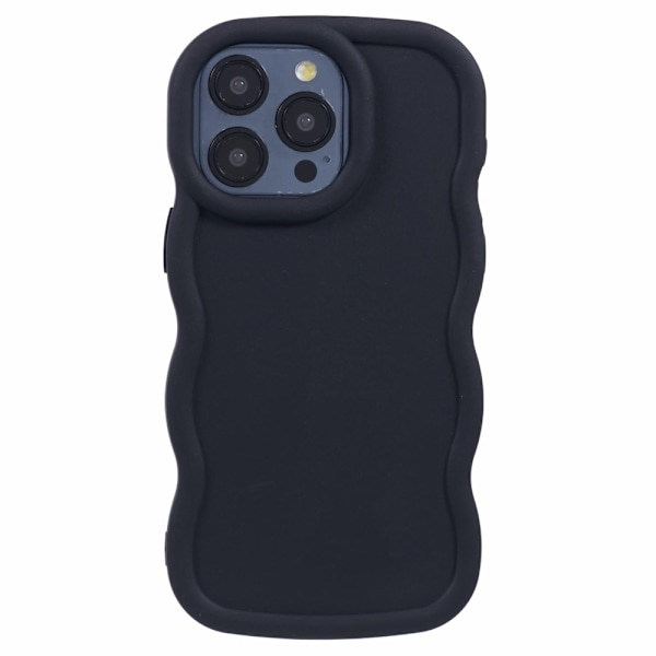 iPhone 13 Pro Max Mobilskal Vågig Svart