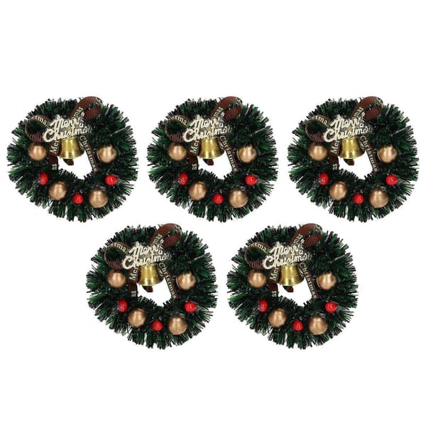 1/12 Mini Dukkehus - 5 stk. Udsøgt Juleguirlande Model -Yx