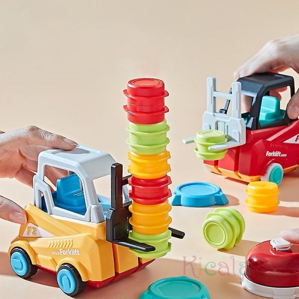 Crazy Forklift Träningsförmåga att svara på barns leksaker Interaktiva brädspel Tidig utbildning Förälder-barn matchande leksaker