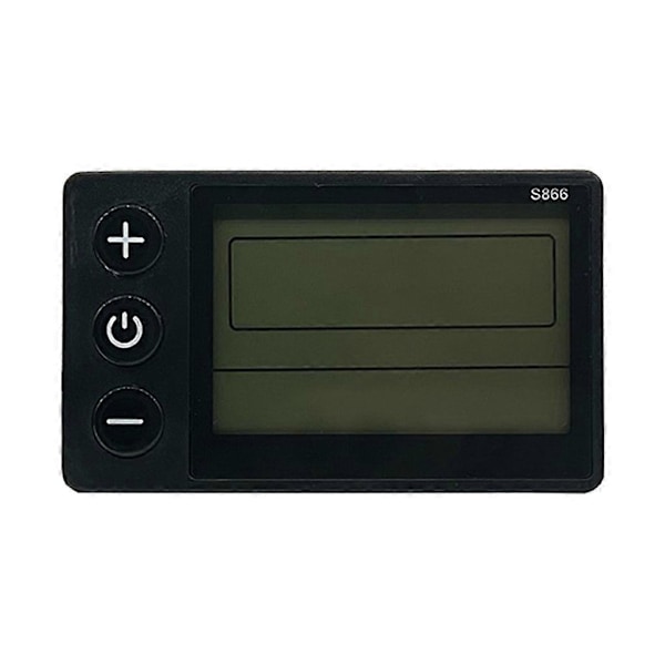 Elektrisk Sykkel S866 LCD-Display 24V36V48V Kontrollpanel Vanntett Plugg