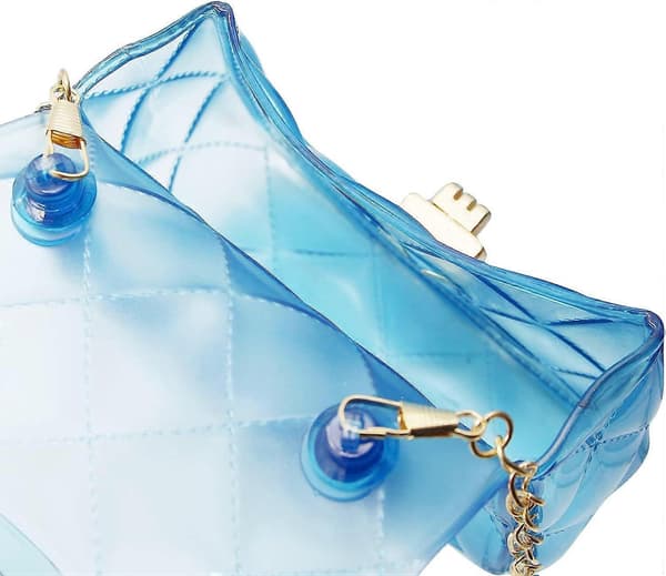 Liten Mini Jelly Veske til Jenter, Godterifarge, Transparent