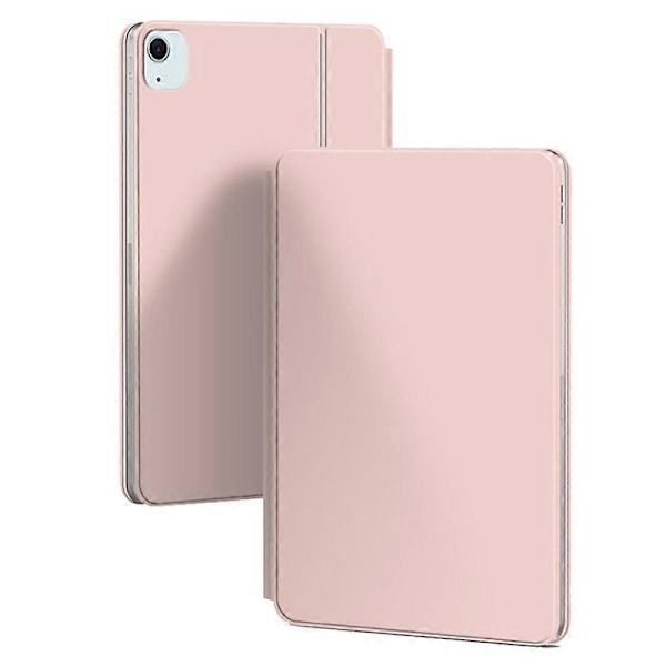 iPad Air 11 (2024) (M2) Bluetooth-näppäimistö Magneettinen Ripustus PC+PU Nahka Tablet-kotelo - Vaaleanpunainen Multicolor Pink