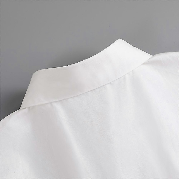 Falsk Skjortekrage Dame og Herre white