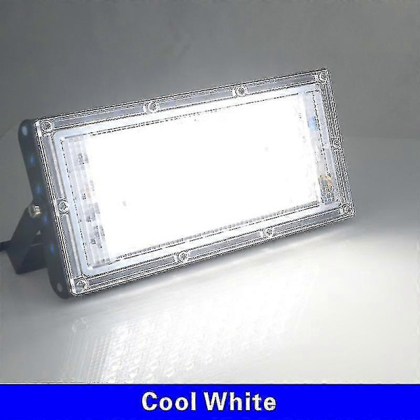 50W Utendørs LED Flomlys, Vanntett IP65 Cool White