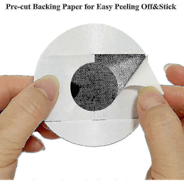 Freestyle Libre Sensor Covers, svedtætte CGM Sensor Patches, Ingen i midten til Freestyle Libre 1 2 3 Sensor 10 Pcs Black
