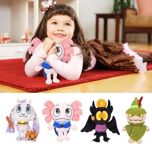 Bust Up Plush Søte Dukker Dyr Plysj Pute Myk Stoppet Plysj Leke Romdekorasjon Samling Dukke Spillfans Bursdagsgave big eyes