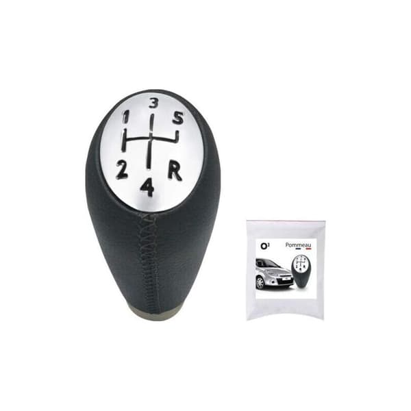 Læder gearknop til Clio 3 - 5-trins gearstang til Laguna / Megane 2 / Clio 4 / Scenic / Kangoo