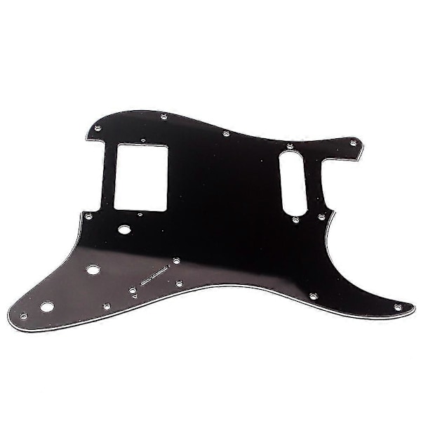 Guitar Pickguard Scratch Plate til Strat Dele HS Single Humbucker 3-lags Sort