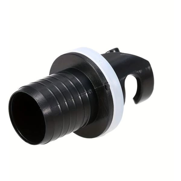Fotpump Slangadapter för Båt, HR Ventiladapter, 2-delat Uppblåsbart Ventilsats, Uppblåsbar Kajakpump Slangadapter, Plast Luftventiladapter