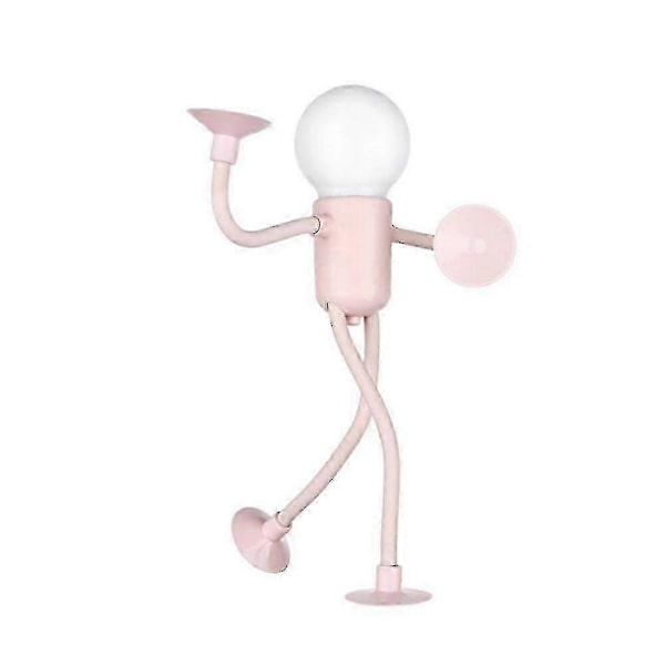 Formskiftende Sjov Sportsmand Natlampe, 2024 Nyeste DIY Form Natlamper Pink
