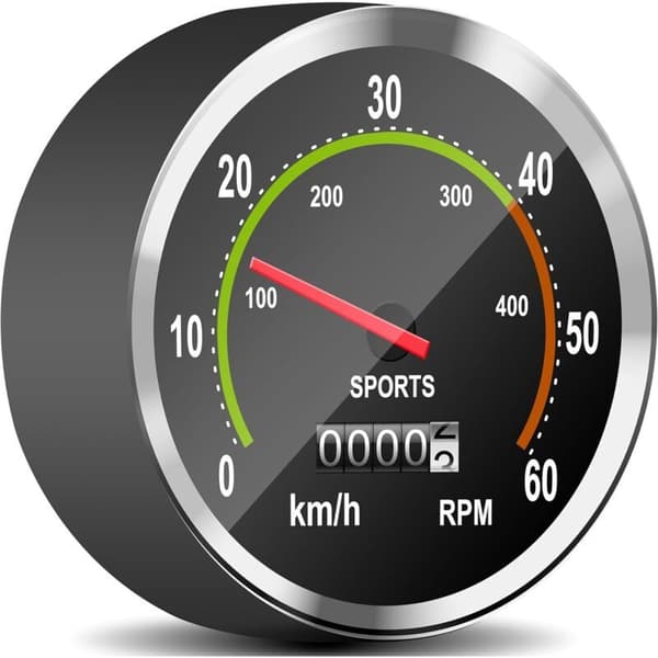 Cykelcomputer til cykler og vandtæt mekanisk analog computer med nøjagtige data, retro speedometer, tilbehør, cykelcomputer, cykling