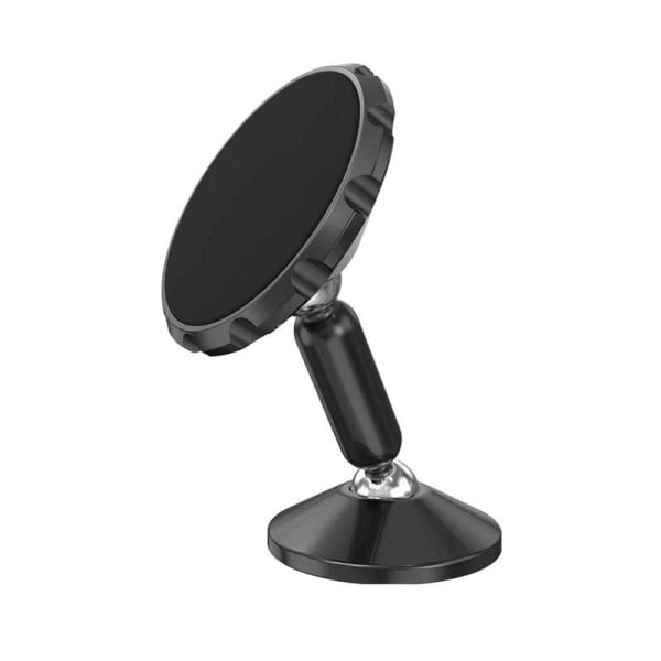 2X 360 Universal Magnetisk Mobilholder til Bil Sort Sort én størrelse