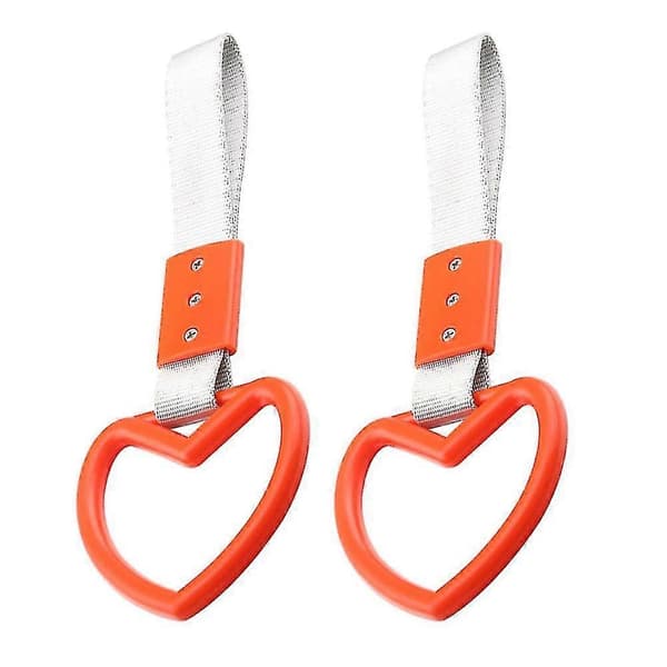 2 stk. Bakre støtfanger bilvarselring Jdm Tsurikawa reservedeler Drift Charm Orange